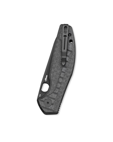 BESTECHMAN Angry Owl BMK12F-2: 3.252" D2 Blade, G10 Scales, Button Lock, Folding Knife