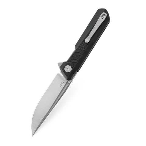 BESTECHMAN DUNDEE BMK01A: 3.35" D2 Steel Blade, G10 Scales, Liner Lock, Flipper